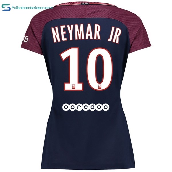 Camiseta Paris Saint Germain Mujer 1ª Neymar JR 2017/18